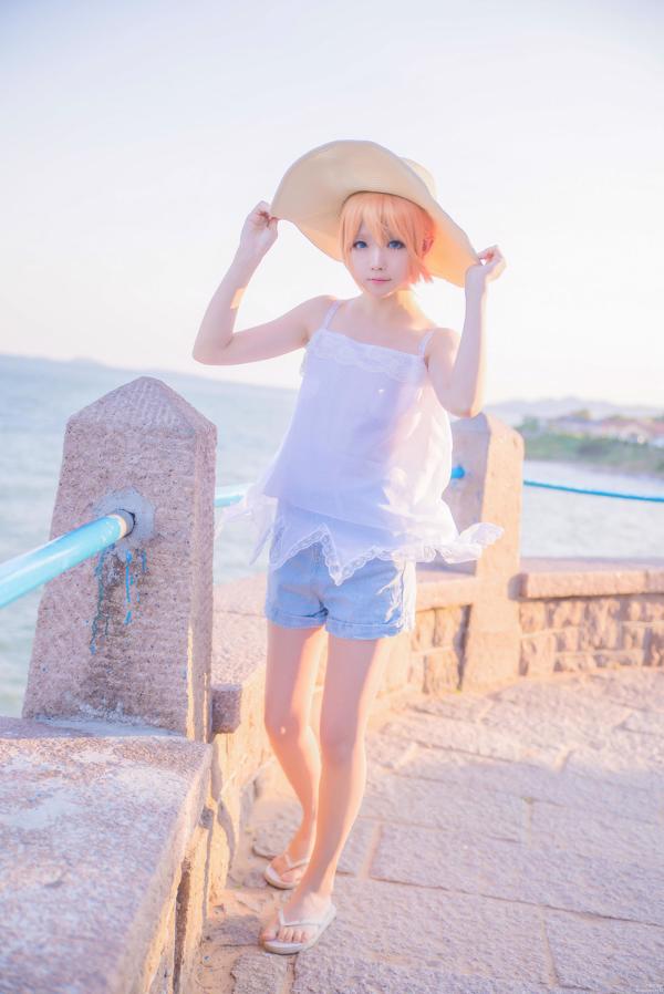 [网 红 Coser] Les étoiles sont trop tard "Touken Ranbu COS Ranto Shiro"