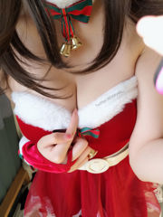 [Net Red COS] Симпатичная девушка с соусом для глаз большой дьявол ж - Санта-Клаус