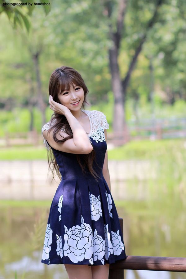 Nam thần Hàn Quốc Lee In Hye / Lee Eun Hye "Small Fresh Dress" chụp ngoại cảnh