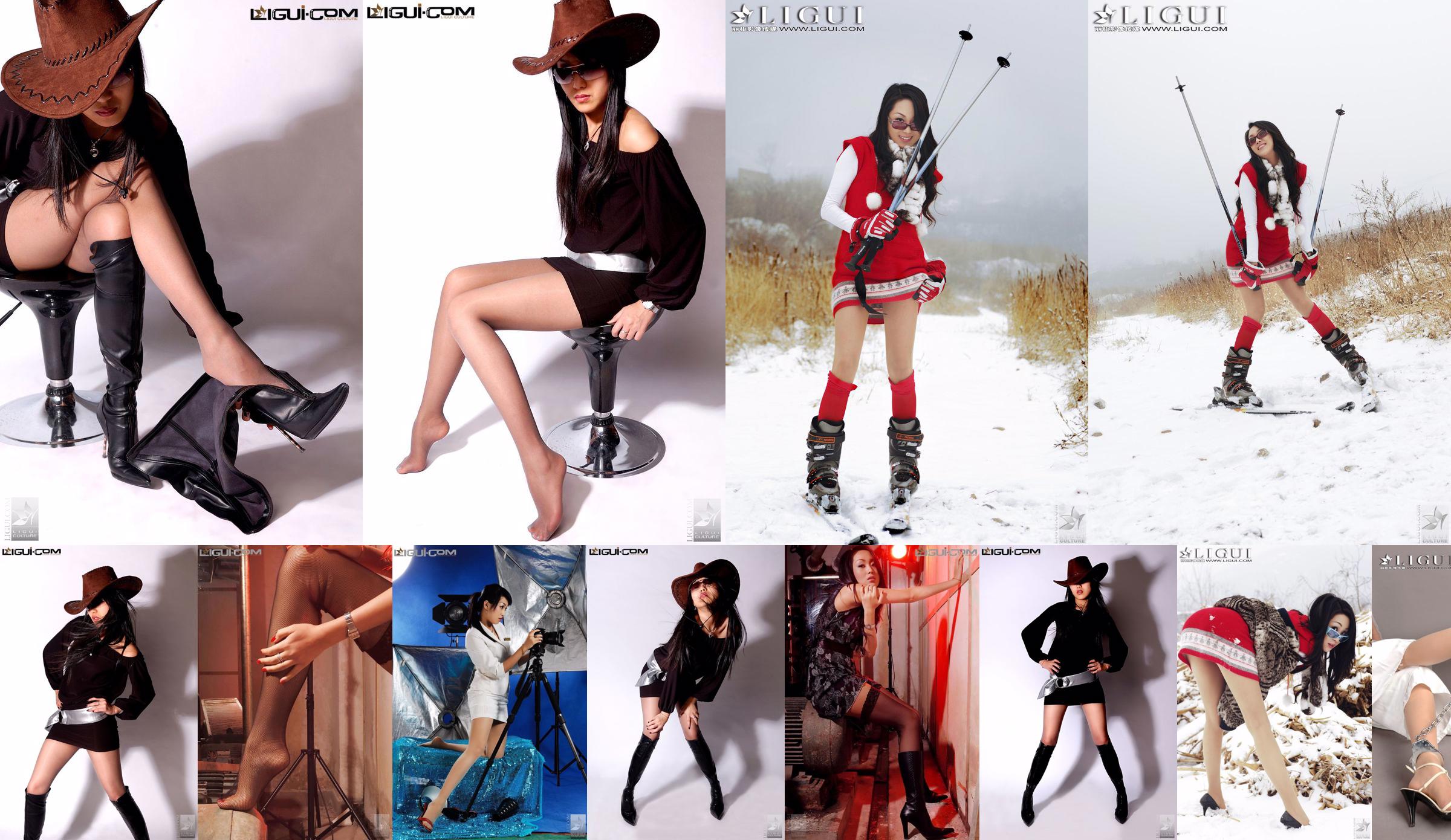 Model Linda „The Eternal Focus of the Spotlight in Silk Stockings” [Ligui LiGui] Silk Foot Photo Picture No.ecc28c Strona 3
