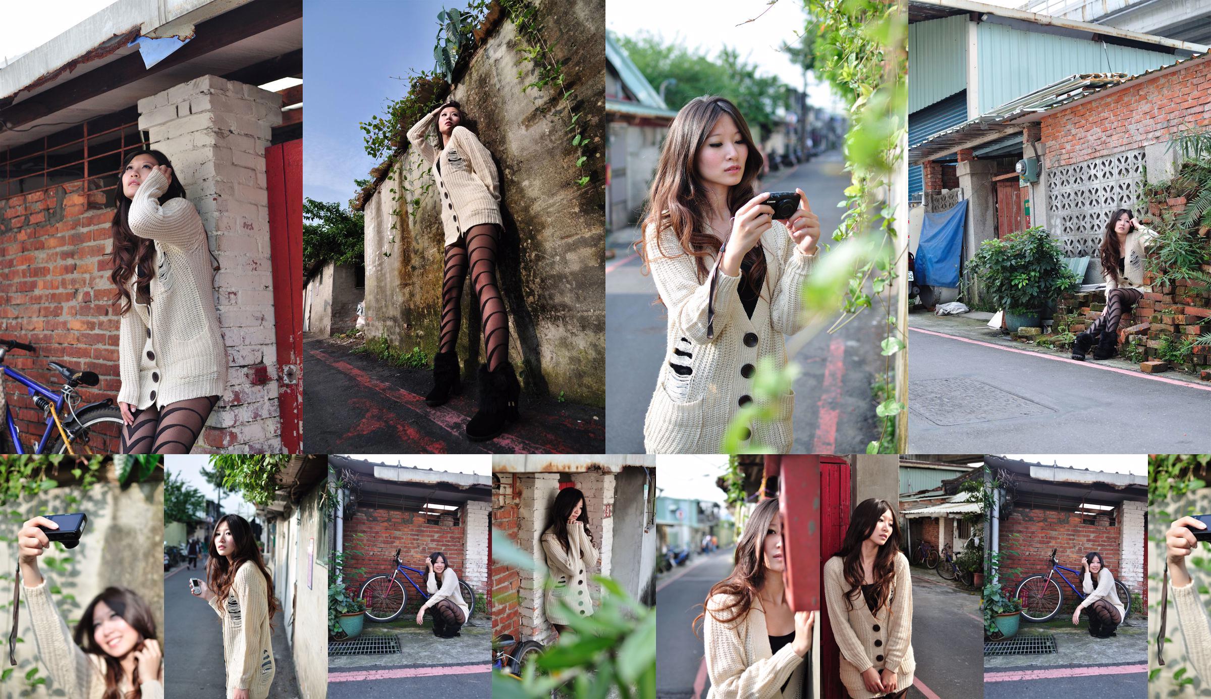 Taiwanese beauty model Pink "Outside the Street of Yongchun" No.53f8b7 Page 1