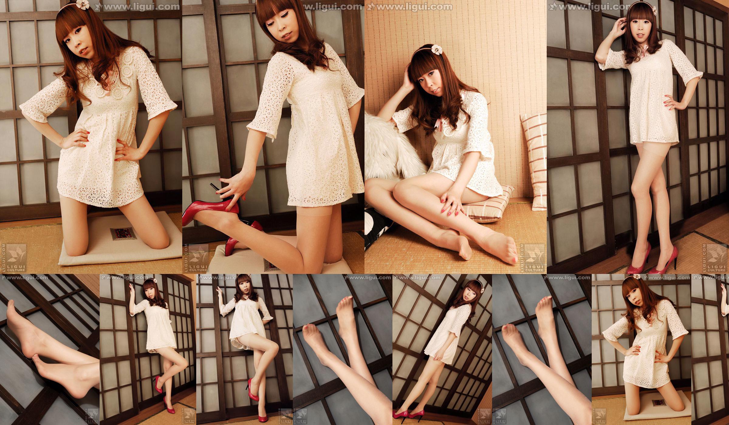 Model Vikcy "The Temptation of Japanese Style" [丽 柜 LiGui] Mooie benen en Jade Foot Photo Picture No.cd6695 Pagina 1