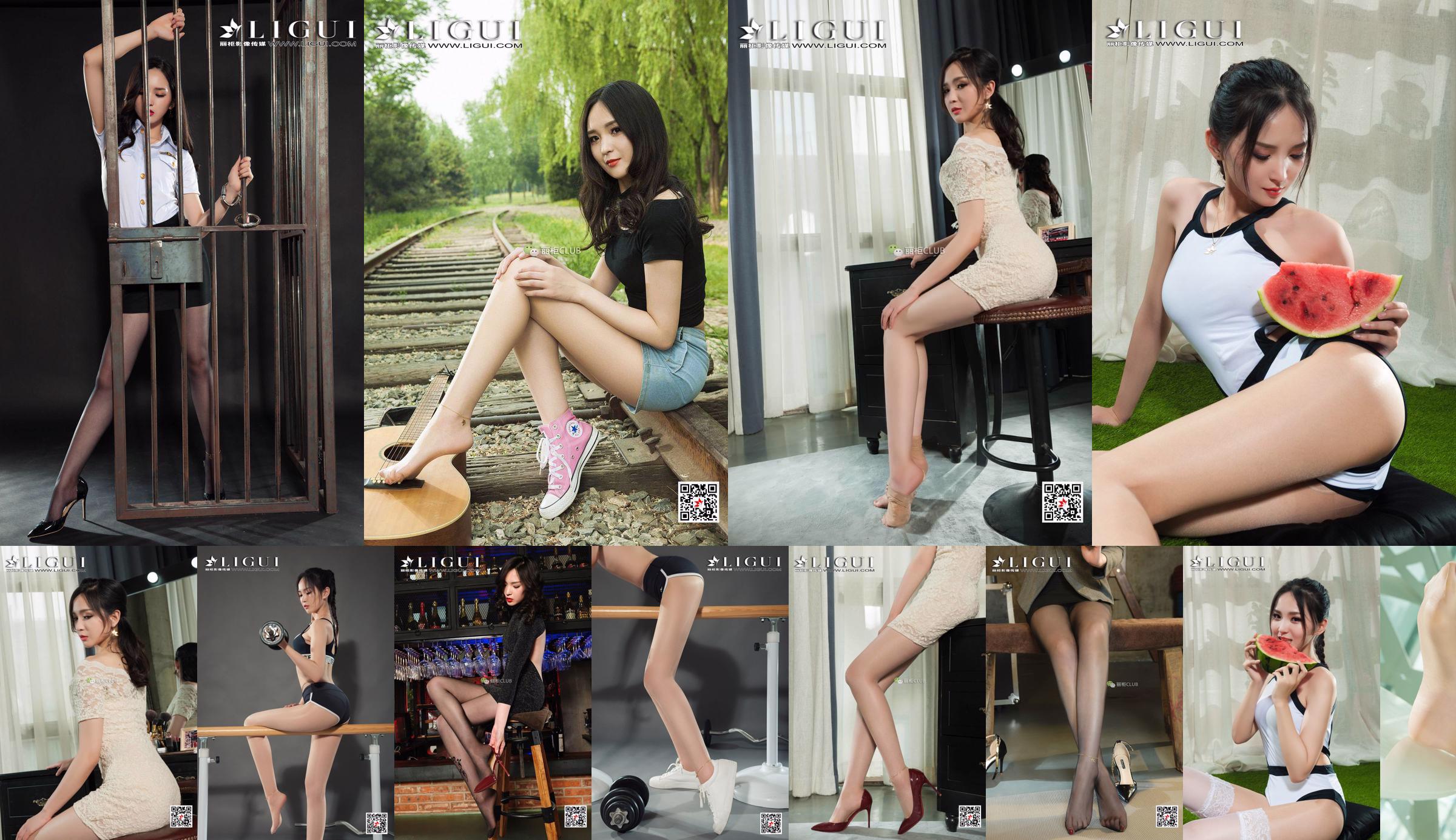 นางแบบขาเสี่ยวเกอ "Art Girl with Silky Feet" [LIGUI] Beautiful Legs and Silky Feet No.268445 หน้า 1