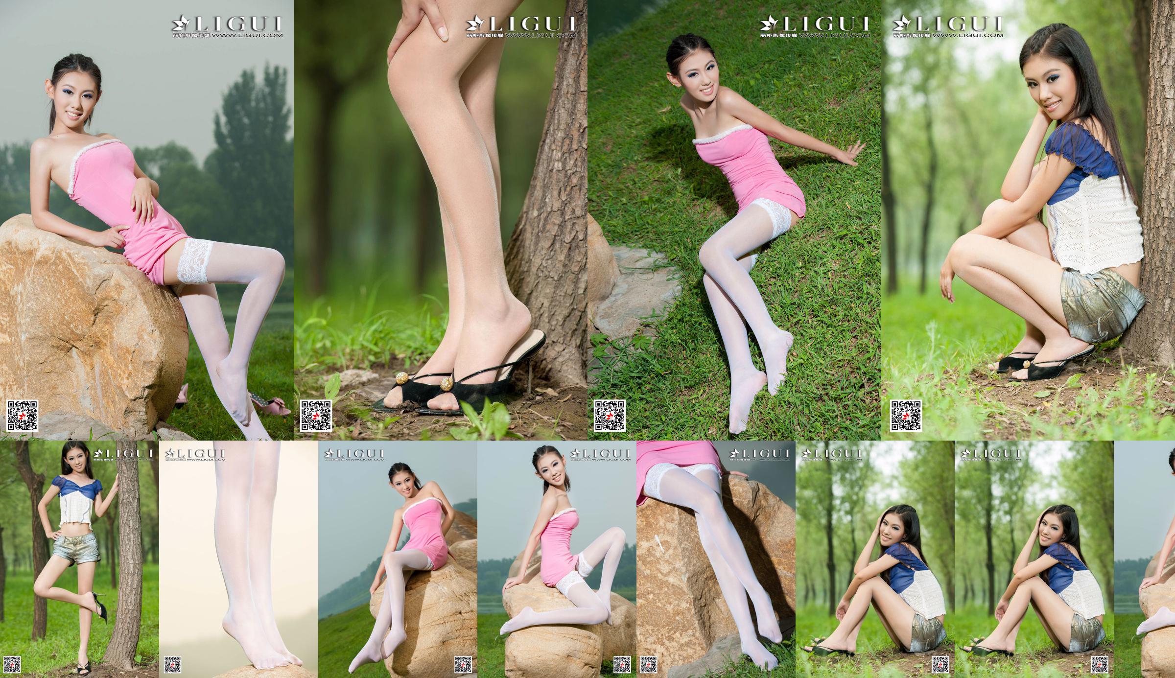 [丽 柜 Ligui] Modèle Wei Ling "Long Leg Girl" Belles jambes No.f89229 Page 25