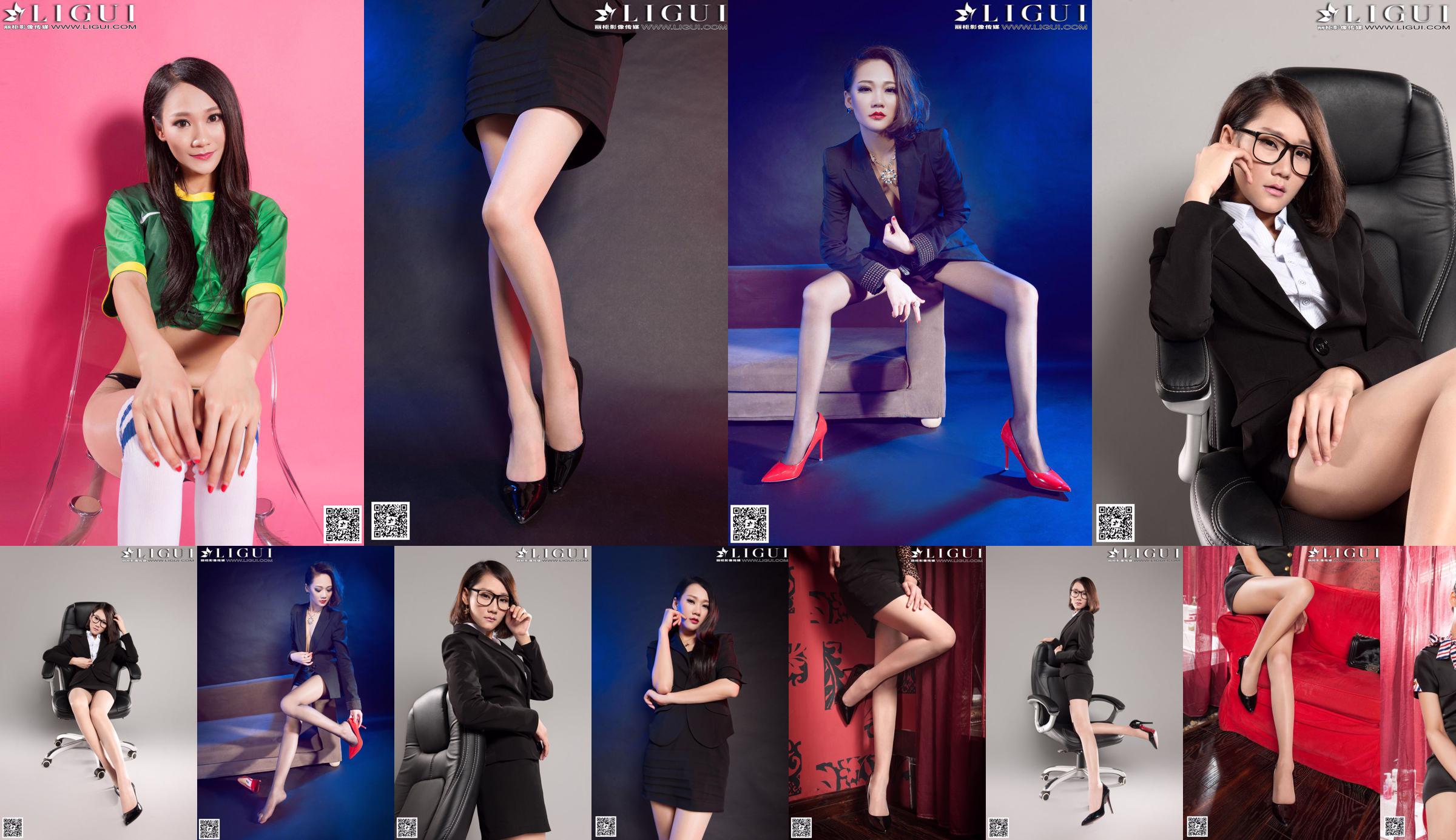 [丽 柜 LiGui] Model Mandy's "Workplace Beauty Silky Foot" Complete werken van mooie benen en Jade Foot-foto's No.b74c21 Pagina 1