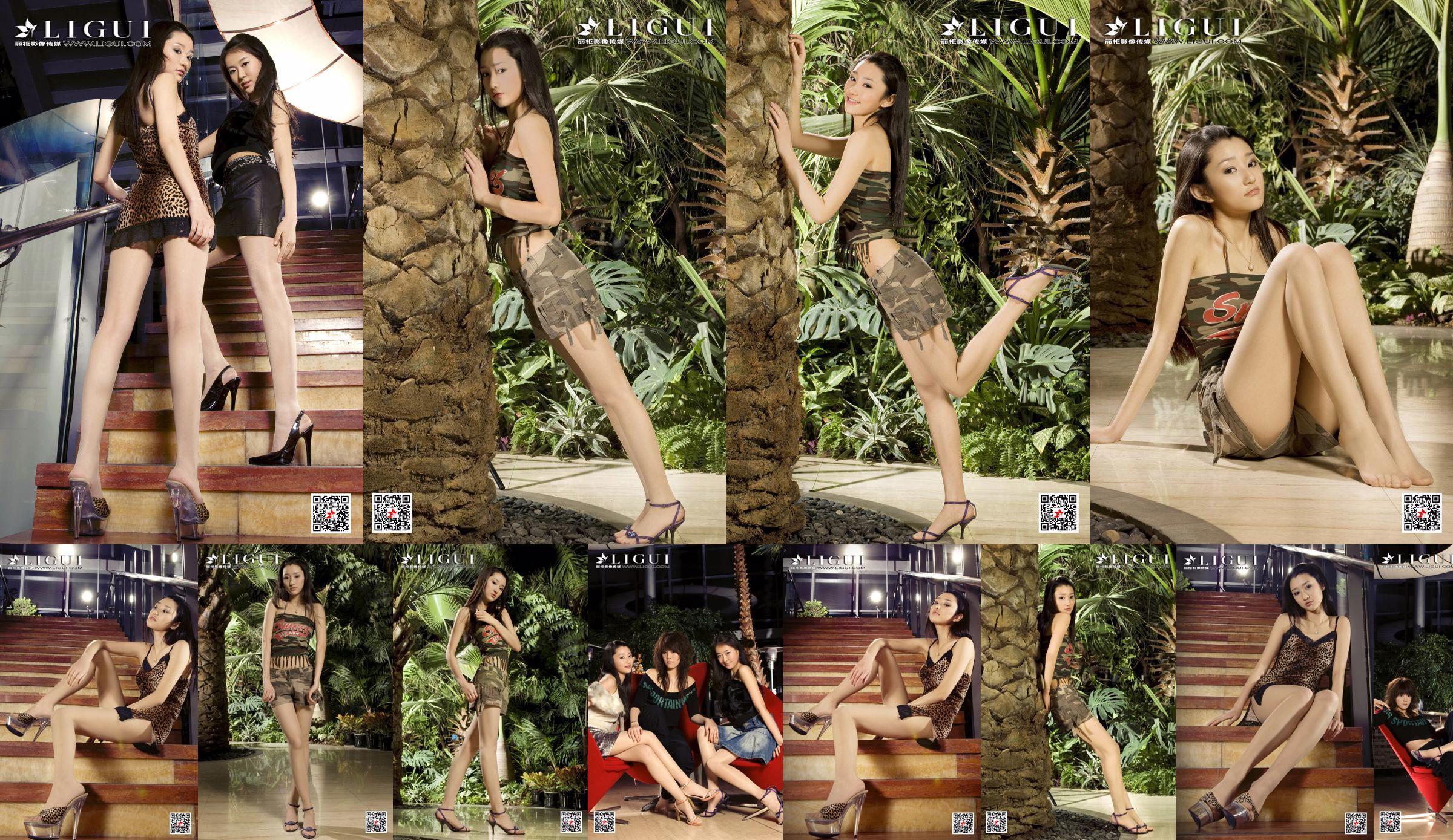 Model Sun Yi "Camouflage Girl" [丽 柜 Ligui] Network Beauty No.fccfd9 Pagina 4