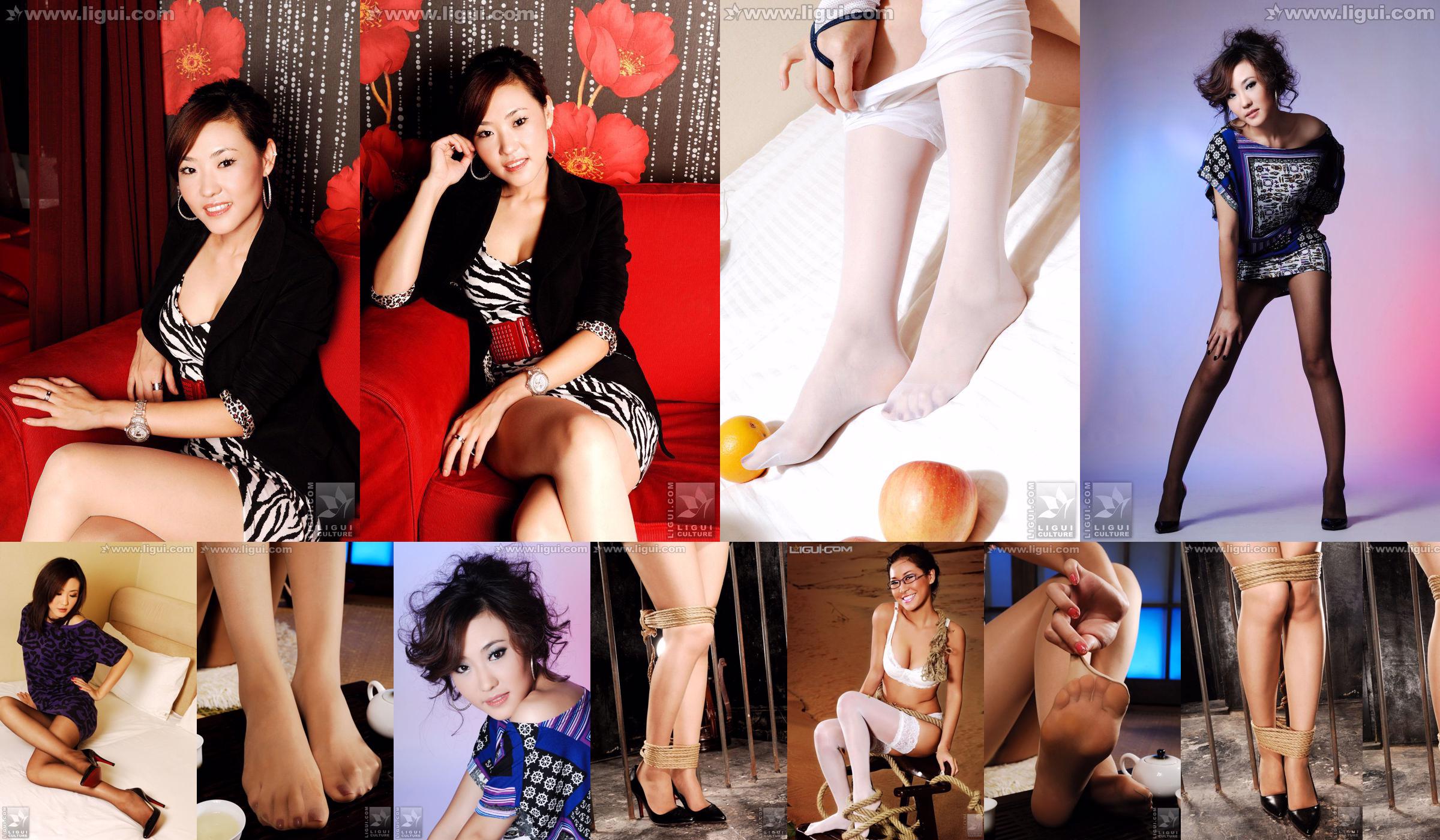 Modelo CoCo "Show de estilo de TI doce e elegante" [丽 柜 LiGui] Foto de belas pernas e pés de jade No.054ea3 Página 3