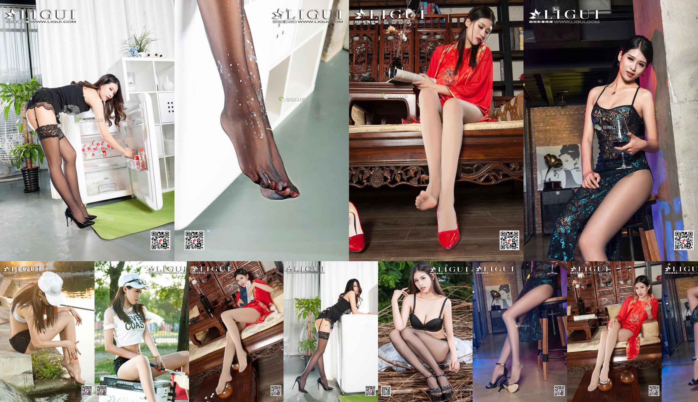 Model Wendy "Sling and Black Silk Feet" [Ligui Ligui] No.26550c Halaman 1