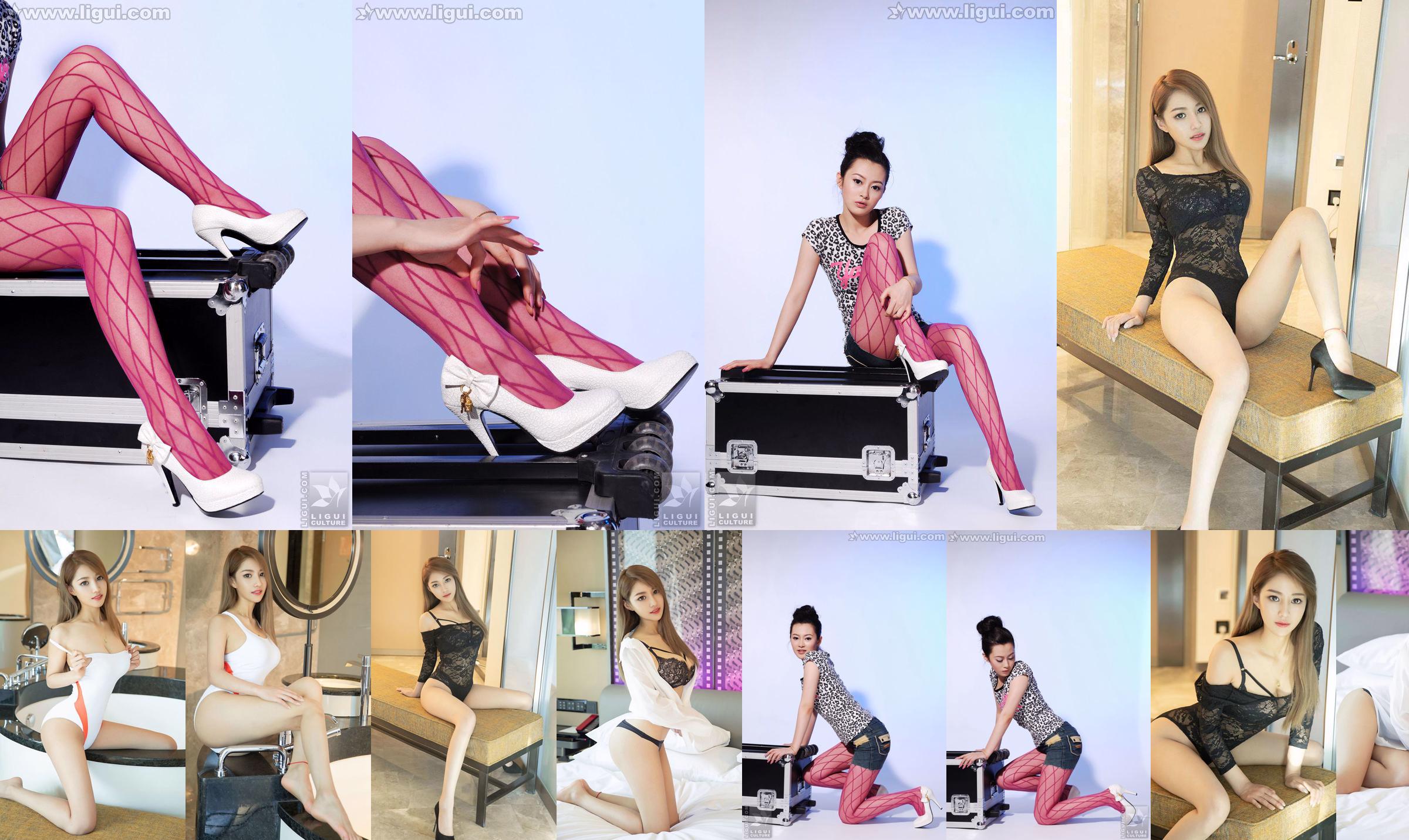 Model Chen Jiajia "Bunte Seidenstrümpfe und High-Heel-Interpretation" [丽 柜 LiGui] Seidenfußfoto No.390a4f Seite 4