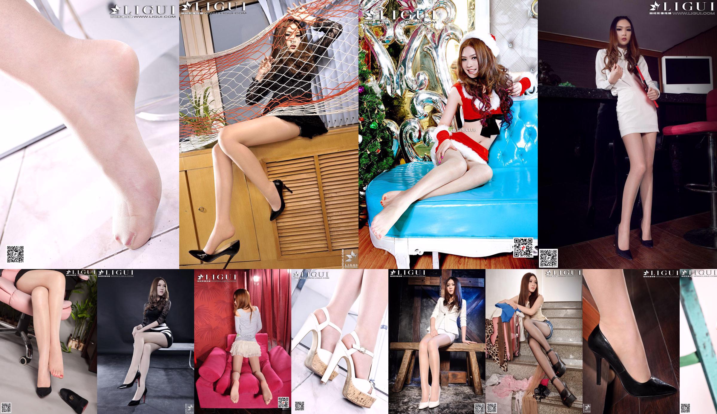 Model nogi Yoona "Czarny jedwab i długie nogi" [Ligui Ligui] No.5b6e74 Strona 1