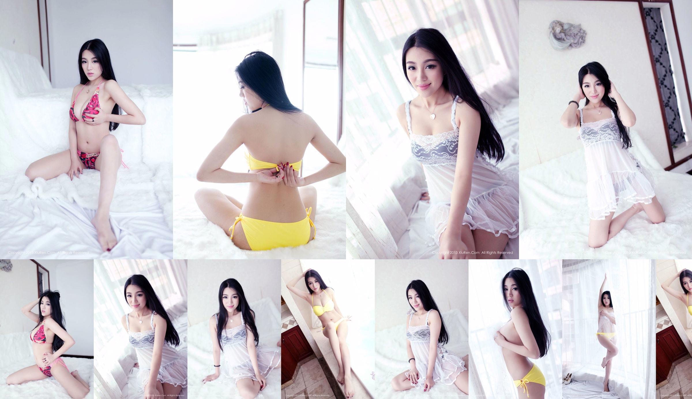 Tiffany_Xiaomeng "Кружевная пижама + искушение купальника" [Hideto Net XiuRen] № 032 No.f01bfc Страница 2