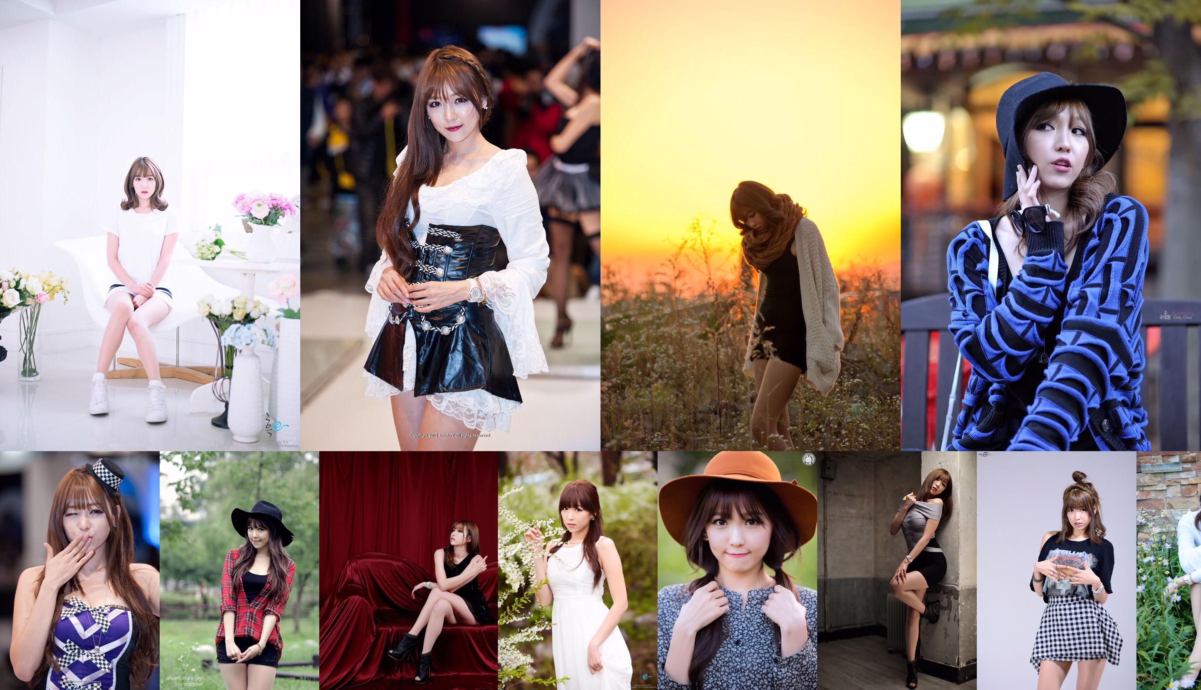 Een compilatie van foto's van de stand van de Koreaanse showgirl schoonheid Lee Eun Hye No.559158 Pagina 1