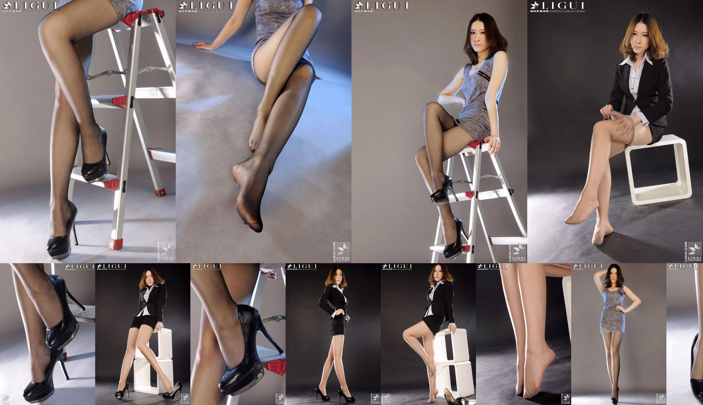 Modelo LiLy "Ross OL Beauty Foot" [丽 柜 LiGui] Fotos de piernas hermosas y pie de jade No.ecae94 Página 6