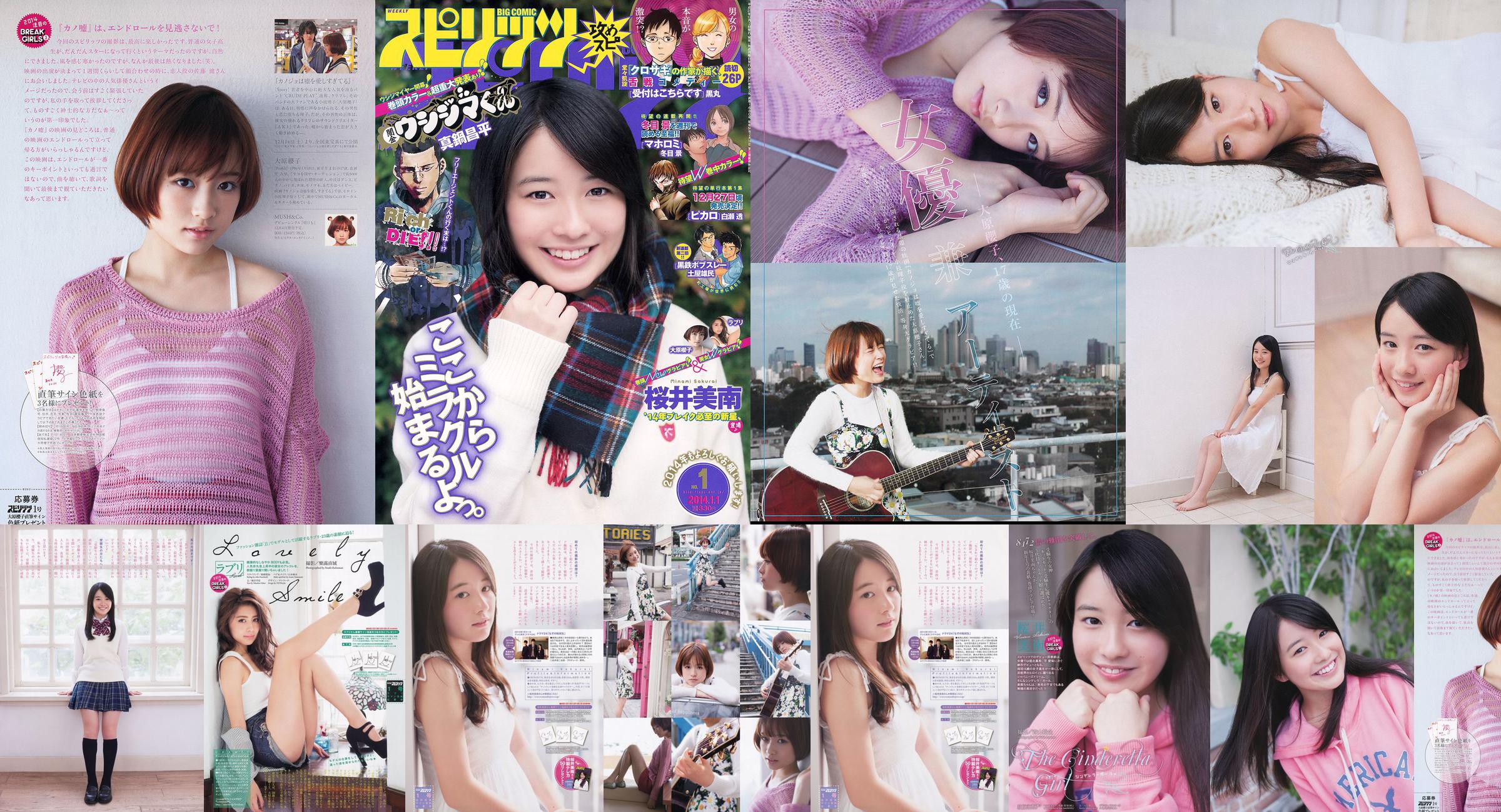 [Grands esprits de la bande dessinée hebdomadaire] Sakurai Minan Ohara Sakurako 2014 Magazine photo n ° 01 No.98632f Page 214