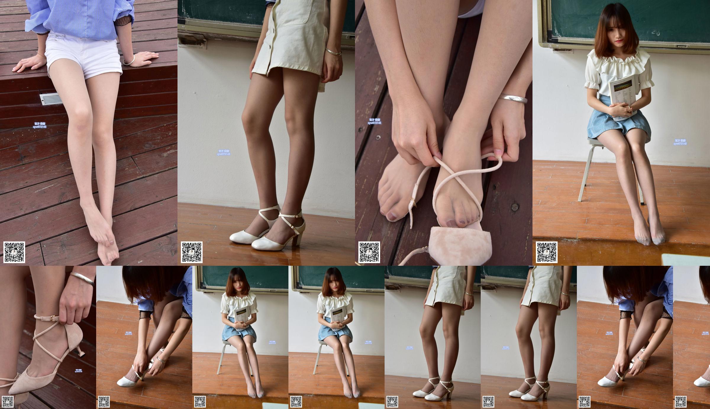 [Prise de vue du modèle Dasheng] No.021 Rourou Classroom Silk Foot No.190b6f Page 2