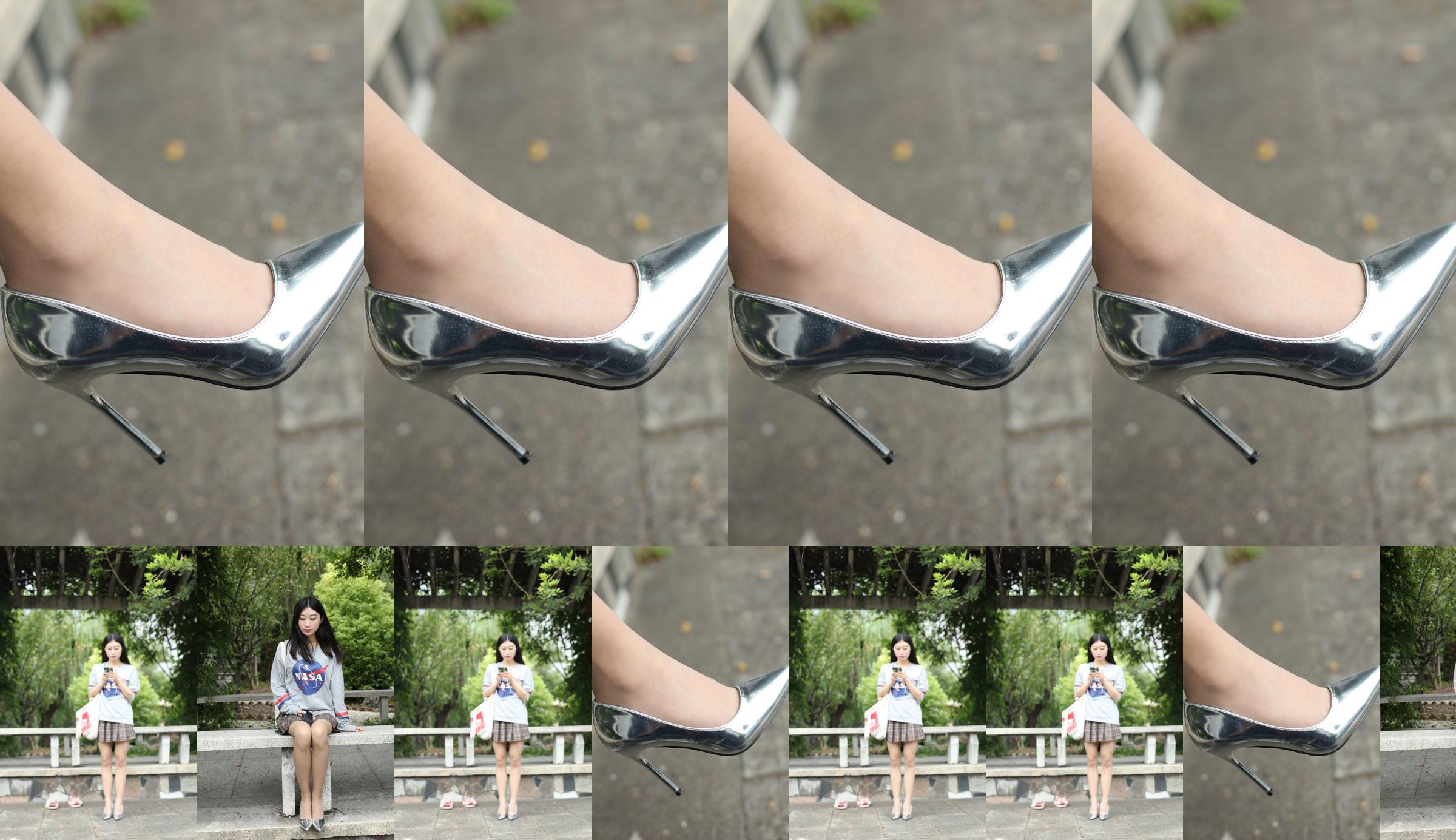 [Naisi] NO.147 Yi Ning, la chica suave en el banco de piedra de piernas largas No.851179 Página 3