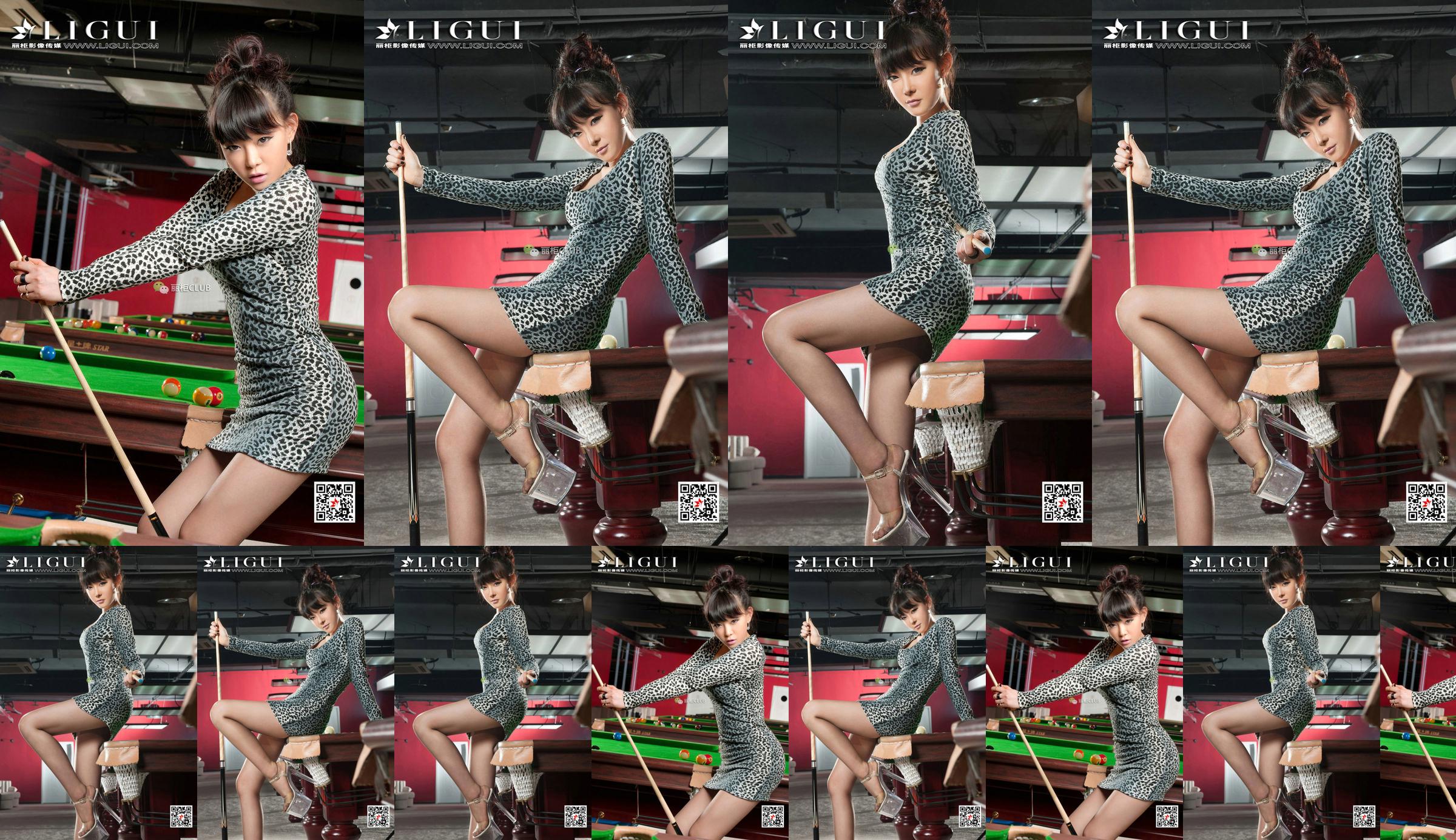 Model Linthia "Leopard Pool Girl" [丽柜Ligui] No.5ff000 Seite 1