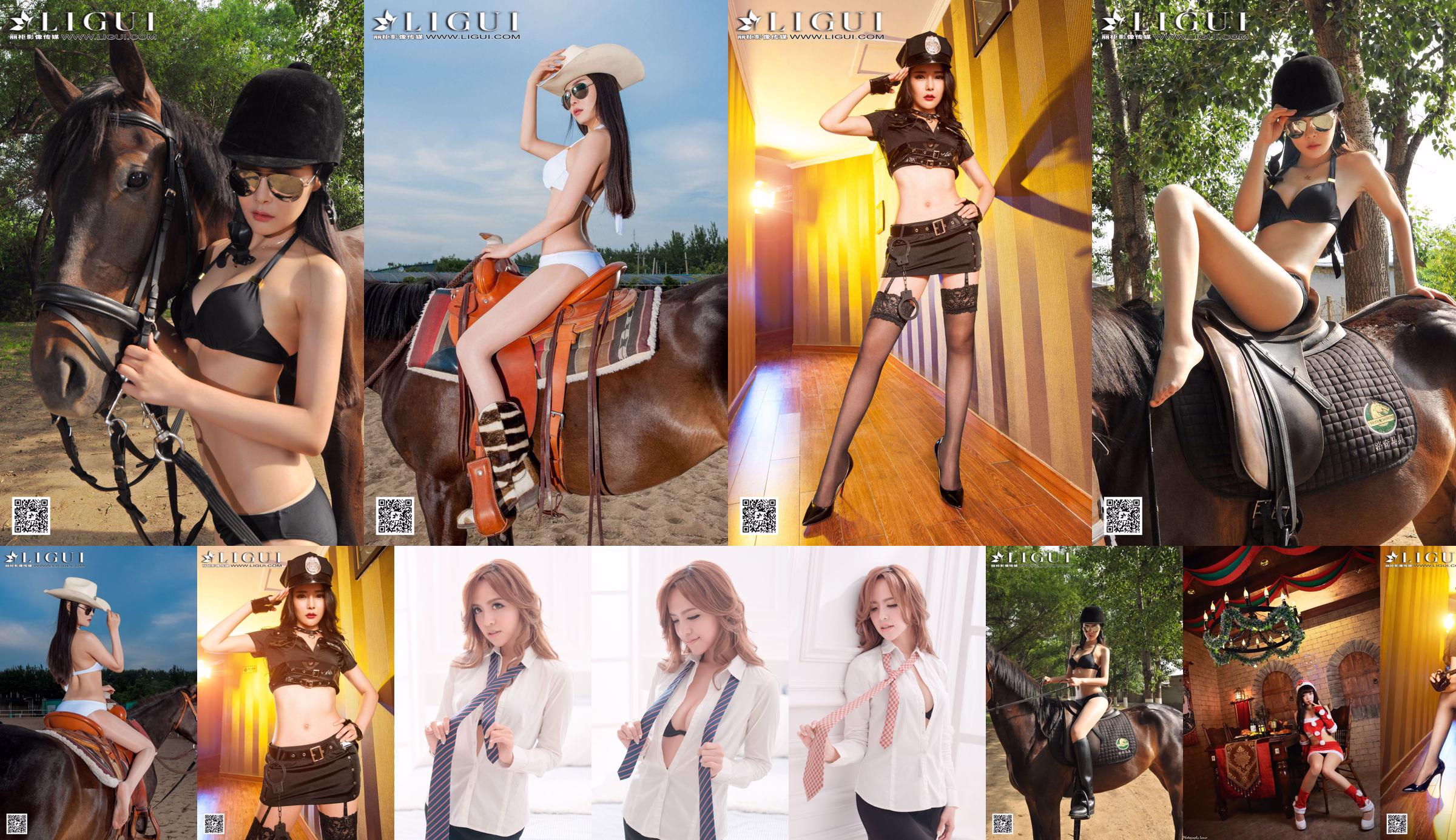 Model Kitty "Baju Renang Fashion Gadis Menunggang Kuda" Karya Lengkap [Ligui Guizu] Foto kaki indah dan kaki giok No.0edde4 Halaman 4