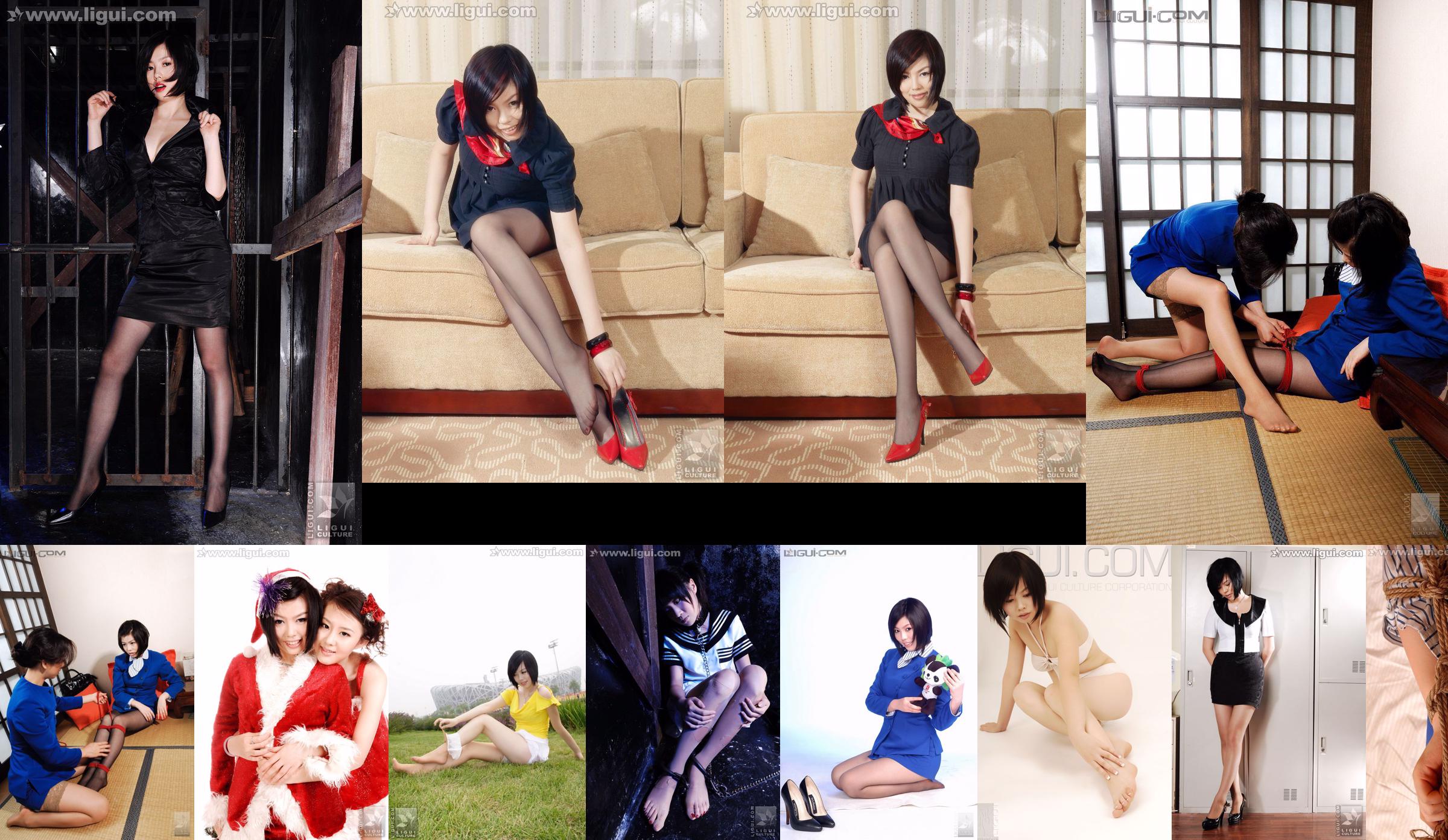 Người mẫu Muzi "Trưng bày đẹp về thời trang công sở cổ trắng" [丽 柜 LiGui] Ảnh chân dài ngọc nữ No.b61926 Trang 1