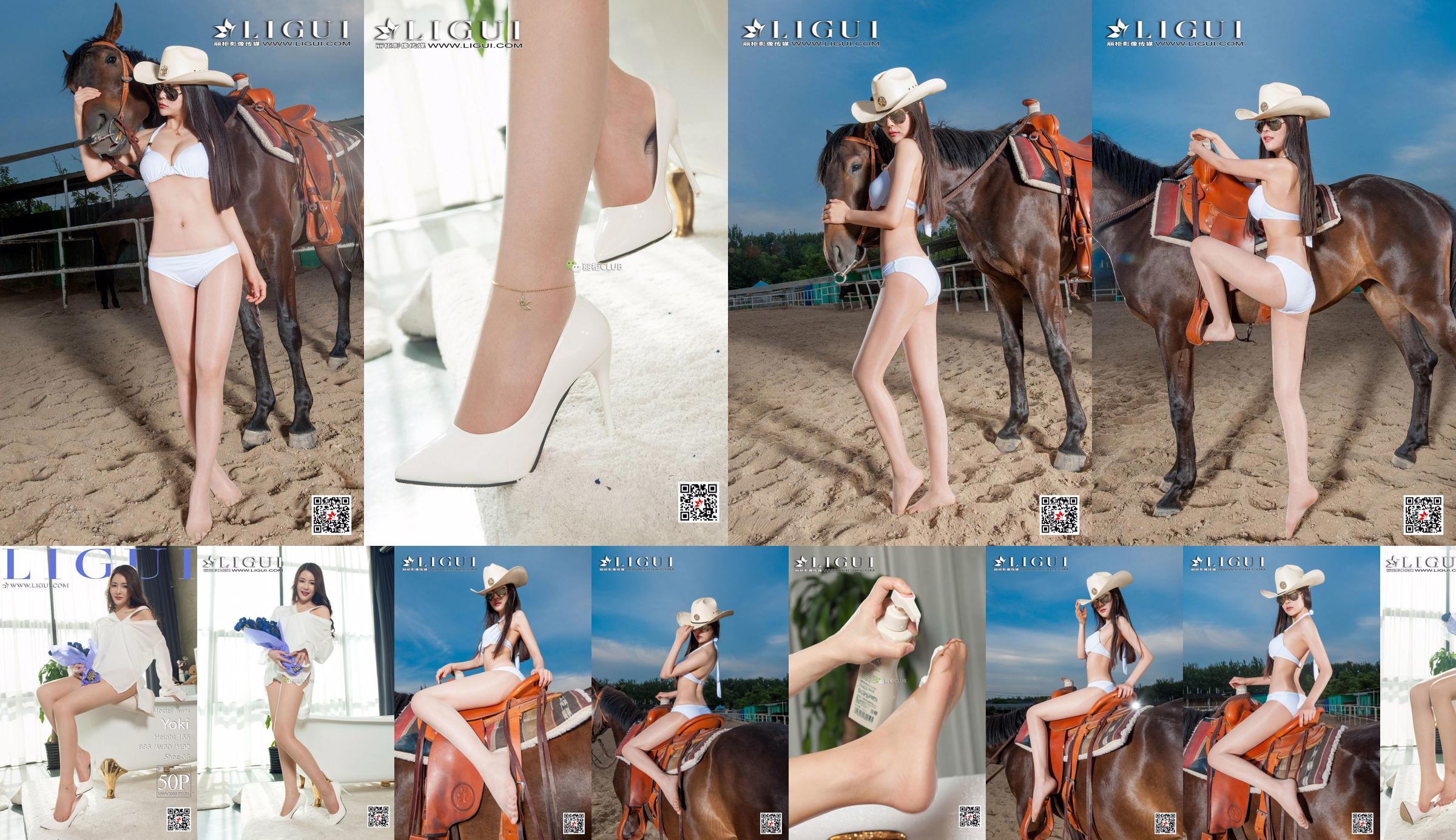 Modelo de pierna Yoki "Bikini Girl" [丽 柜 Ligui] Belleza de Internet No.5a5e8f Página 1
