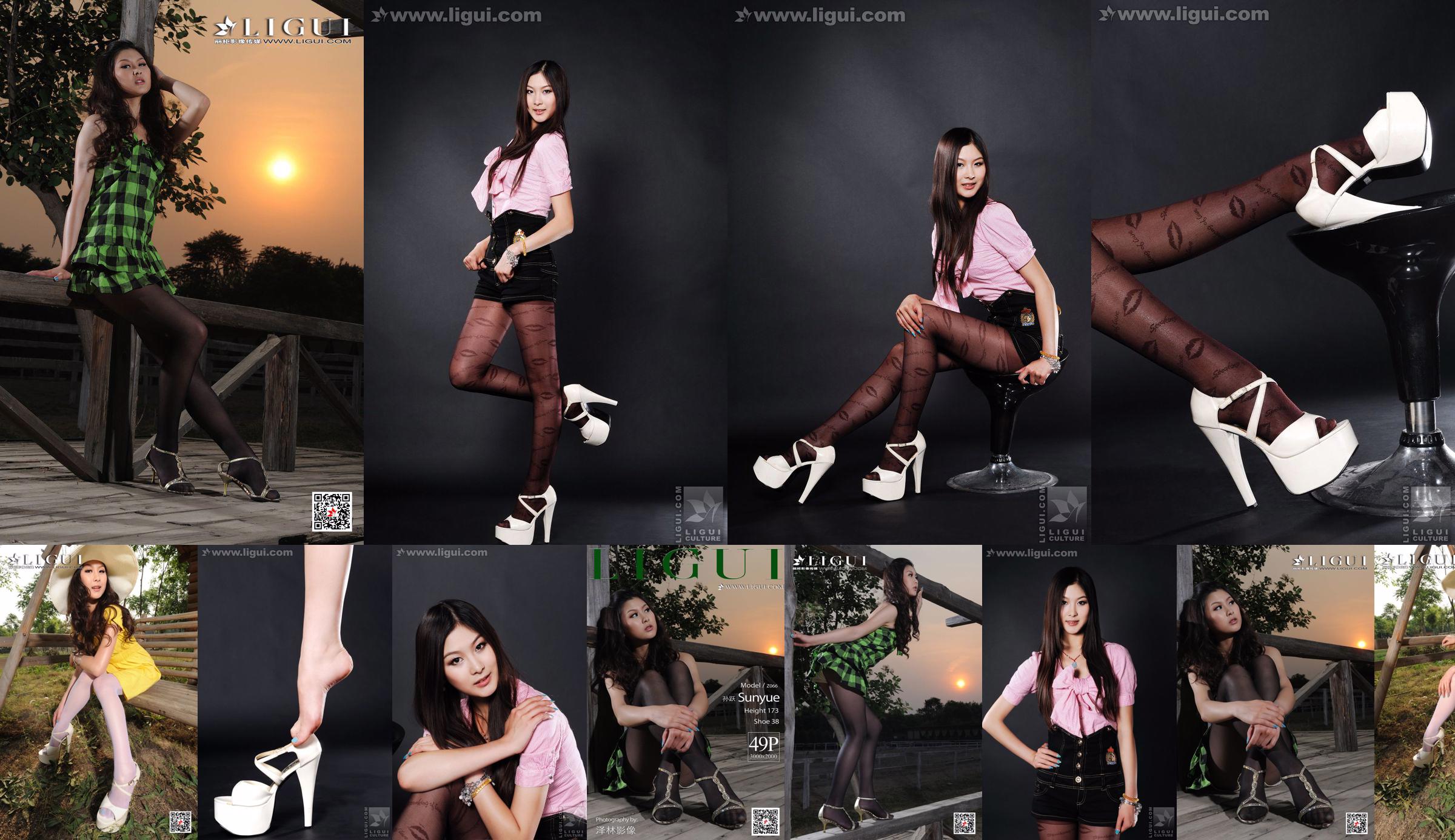 Model Sun Yue "Outdoor Beauty Seide High Heel" [Ferse LIGUI] Network Beauty No.ea454f Seite 1