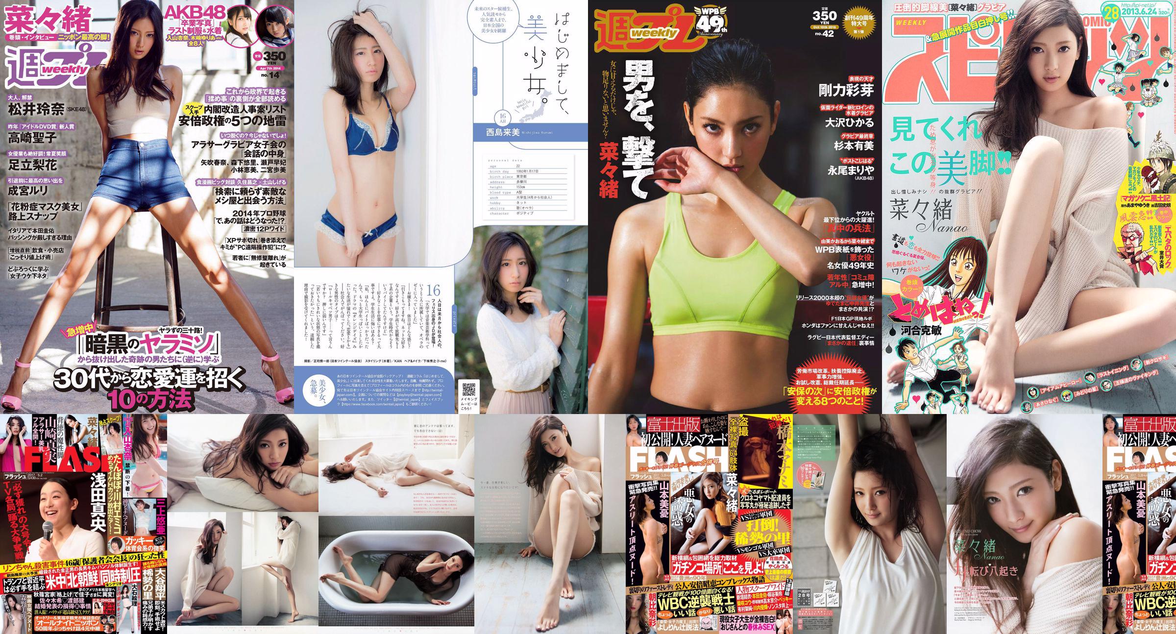 Nanao Rena Matsui Rika Adachi Natsuo Sawada Seiko Takasaki Nekomu Otogi Minami Kojima Ruri Narumiya [Weekly Playboy] 2014 No.14 Photo No.ea9d34 หน้า 7