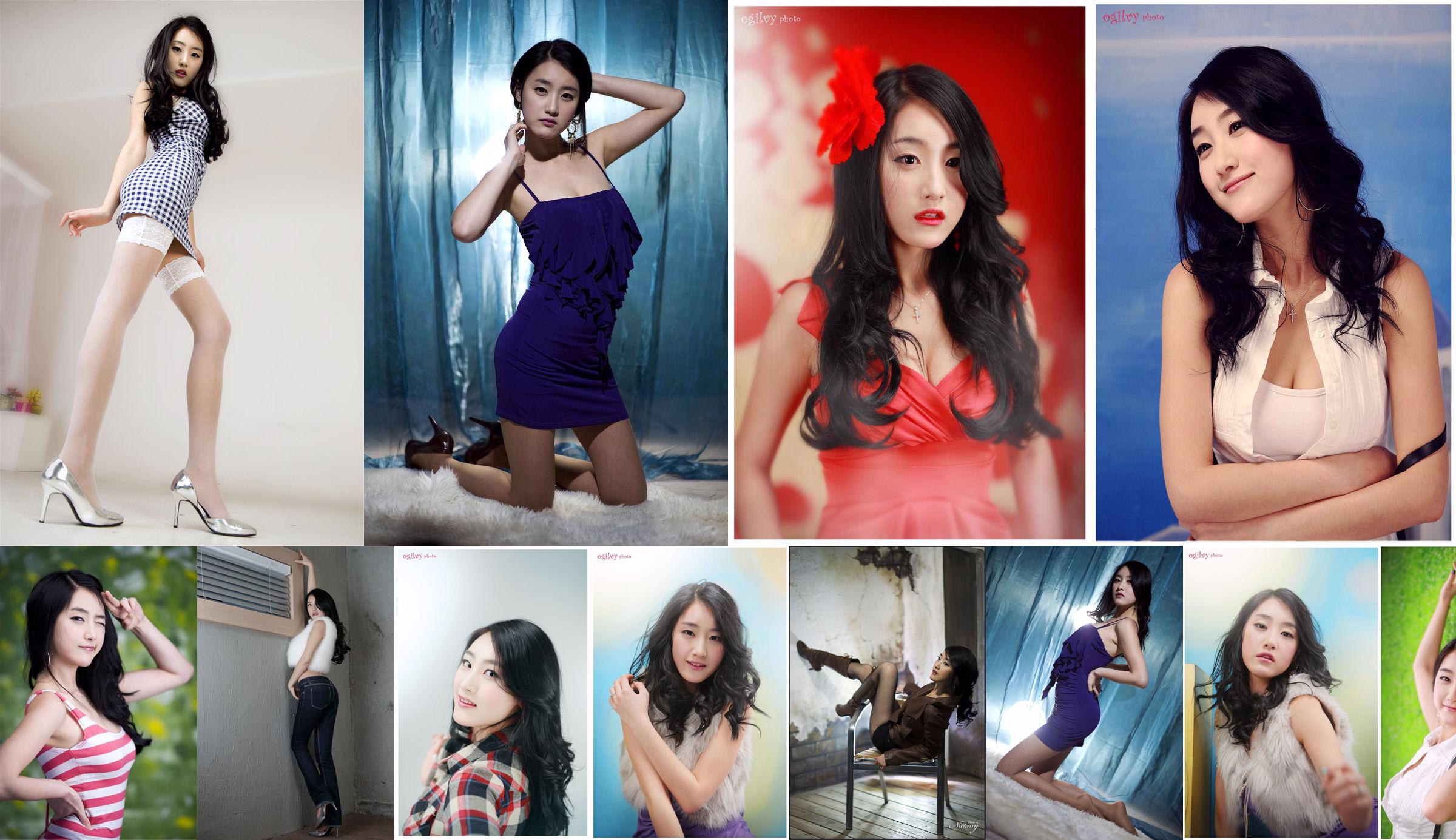 [Korean Model] Choi Zhixiang Striped Photo Picture No.e380da Page 1
