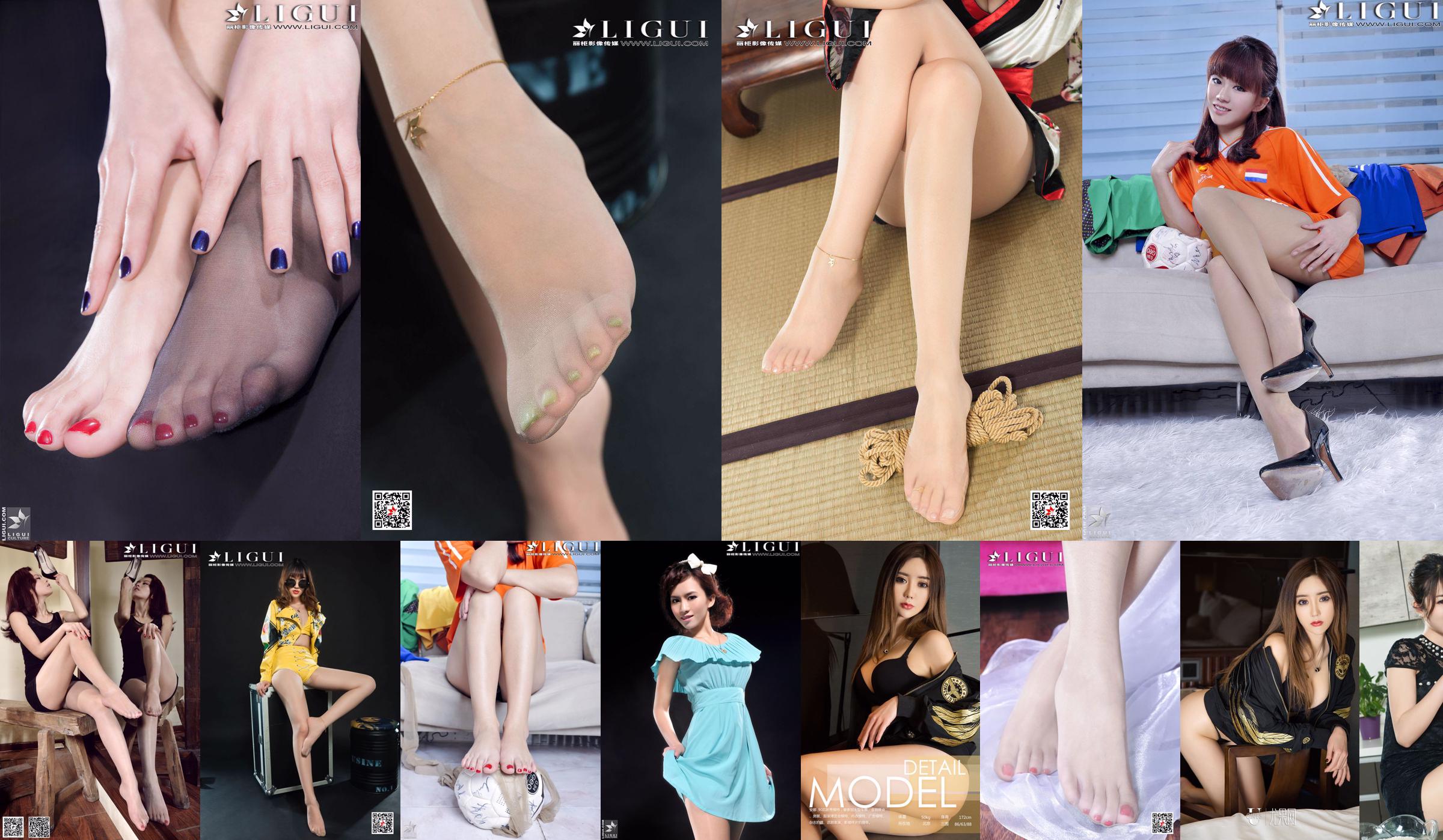 Modèle Anna "Ladies Rope Art" Œuvres complètes [丽 柜 的 束 LiGui] Photos de belles jambes et pieds en soie No.8bd2f7 Page 2